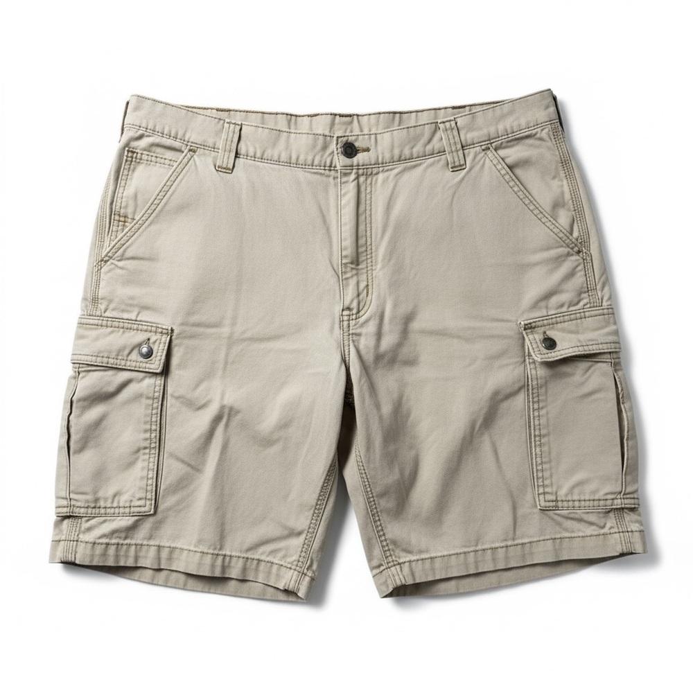 Carhartt Relaxed Fit Cargo Shorts Utility Summer Outdoor Casual Tan Size 40